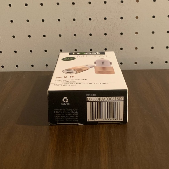 🚗 [4/$25] [BRAND NEW] BOOST METAL ROSE GOLD DUAL USB CAR CHARGER 🚗 - Picture 6 of 6
